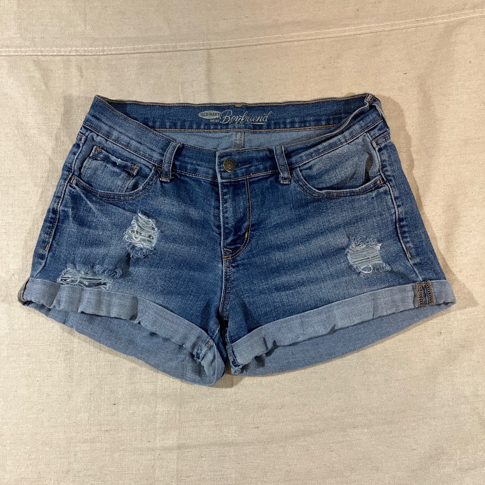 The/Le Boyfriend denim shorts